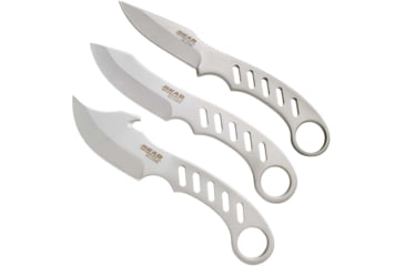 Image of Bear Edge 3-Piece Game Set Fixed Blade Knives, 3.25in/3.13in/2.75in, 440 Stainless Steel, 61520