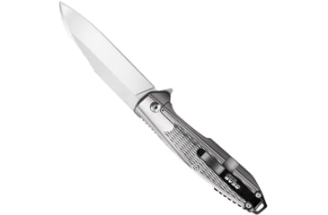Image of Bear Edge Folding Knife w/Reverse Tanto Blade, 3.25in, 440 Stainless Steel, Tanto, Stainless Steel Handle, 61125