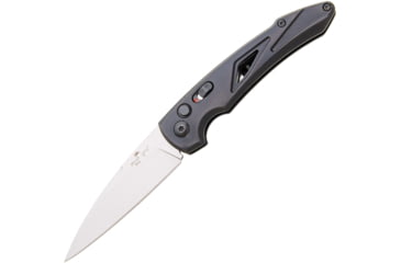 Image of Bear OPS Auto Bold Action 16 Folding Knife, 3in, Bead Sandvik 14C28N, Black Aluminum Handle, AC-1600--AIBK-P