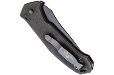 Image of Bear OPS Auto Bold Action 5 Folding Knife, 3.75in, Sandvik 14C28N Stainless Steel, Black G10 Handle, AC-551-B4-B