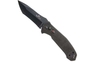 Image of Bear OPS Auto Bold Action 5 Folding Knife, 3.75in, Sandvik 14C28N Stainless Steel, Black G10 Handle, AC-551-B4-B