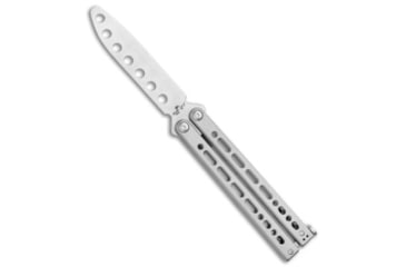 Image of Bear Ops Bear Ops Bear Song VIII Butterfly Trainer 4.5" BB B-821-SS-S, Gray, Stainless Steel, adult, BHQ-117625