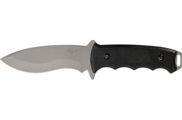Image of Bear Ops Close Quarters Combat Fixed Knife, SS modified Drop Point Blade, black G-10 Handle BC31006
