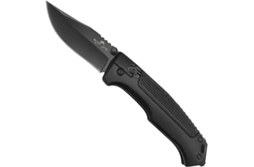 Image of Bear OPS Slide Lock Folding Knife, 4.5in, Modified Clip Point, Black Aluminum, MC-550-AlBK-B