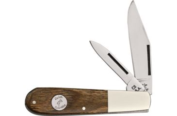 Image of Bear &amp; Son Barlow Fold Knife, High polished 1095 Carbon Steel Blade, Heritage walnut Handle BCC2281