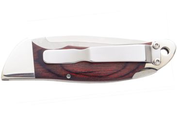 Image of Bear &amp; Son Cutlery 3 3/4 Rosewood Automatic Lockback With Metal Belt Clip - 2A08R