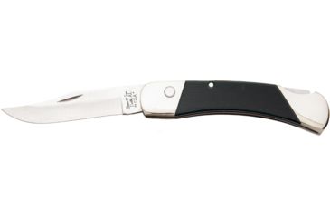 Image of Bear &amp; Son Cutlery Automatic Lockback Automatic Folding Knife, 3.75 in, 440 Stainless Steel, G10 Handle, Black, GA97