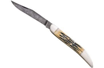 Image of Bear &amp; Son Cutlery 5 Genuine India Stag Bone Damascus Large Toothpick - 5193D