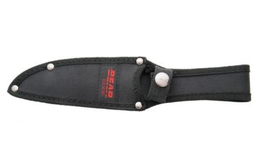 Image of Bear &amp; Son Cutlery Brisk 1.0 9 3/4 Black Fixed Blade With Ballistic Sheath - 71517