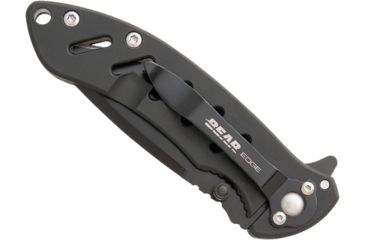 Image of Bear &amp; Son Cutlery Brisk 1.0 Comb Set 4 1/16 Black Folder &amp; 9 3/4 Black Fixed Blade - 71700