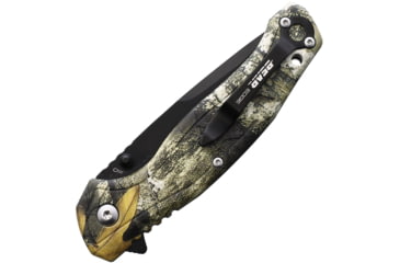 Image of Bear &amp; Son Cutlery Brisk 2.0 RT Ed A/O Folding Knife, 4.5in Closed, 3.5in Black Finish Stainless Steel Blade, Realtree Edge Camo Synthetic Handle, 61537