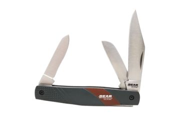 Image of Bear &amp; Son Cutlery Closed Aluminum Stockman, 3 1/2in, Black 61533