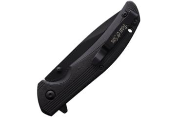 Image of Bear &amp; Son Cutlery Sideliner Black Folding Knife, 4.5in Closed, 3.5in Black Finish Stainless Steel Blade, Black Zytel Handle, 778B