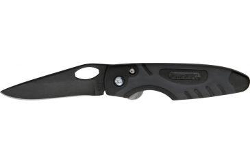 Image of Bear &amp; Son Sideliner Fold Knife, black finished SS Blade, Black Zytel and Kraton Handle BC7404T
