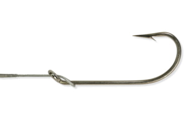 Image of BearPaw O'Shaughnessy Nickel Nylawire Snelled Hook, Size 3/0, 5 per Pack, NWOS-3/0