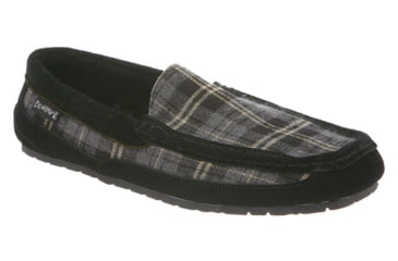 Image of BearPaw Peeta Winter Slipper - Men's-Black/Grey-Medium-10 US