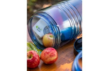 Image of BearVault Journey Bear Resistant Food Canister, Transparent Blue, 3 Gal, BV500