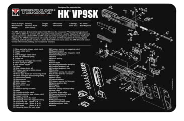 Image of BECK TEK, LLC TEKMAT TEKR17HKVP9SK HK VP9SK Handgun Cleaning Mat 11x17x1/8