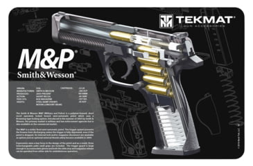 Image of BECK TEK, LLC TEKMAT TEKR17SWMPCA S&amp;W M&amp;P 3D Cutaway Handgun Cleaning Mat 11x