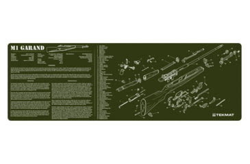 Image of BECK TEK, LLC TEKMAT TEKR36M1GARAND M1 Garand Cleaning Mat M1 Garand Parts Dia