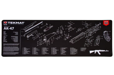 Image of BECK TEK, LLC TEKMAT TEKR44AK47 AK-47 Ultra Premium Cleaning Mat Parts Diagram