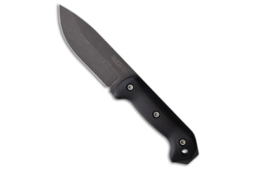 Image of KA-BAR Knives Becker Companion Fixed Blade Knife, 5.375in, CPM MagnaCut, Drop Point Blade, Ultramid, Black Handle, Black/Black Gray, 10.625 inch, BHQ-216727
