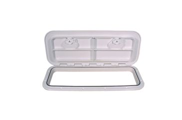 Image of Beckson Marine 10x24" Flush Hatch Horizontal or Vertical - White 46413