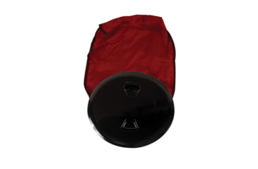 Image of Beckson Marine 5" Stow-Away Deck Plate - Black w/12" Bag 46445