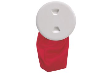 Image of Beckson Marine 5" Stow-Away Deck Plate - White w/12" Bag 46447