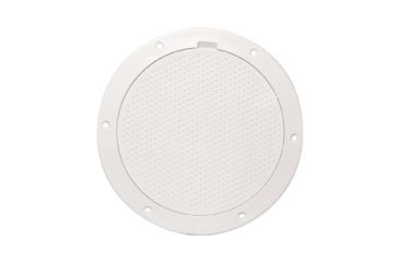 Image of Beckson Marine 6" Non-Skid Pry-Out Deck Plate - White 46452