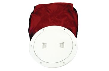 Image of Beckson Marine 6" Stow-Away Deck Plate - White w/12" Bag 46444