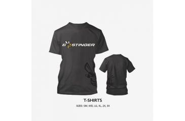Image of Bee Stinger BS Tee Shirt Grey, Large, BSTSLG