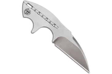 Image of Begg Knives Tree Frog Neck Knife, 2in, AUS-10A Stainless, Satin Wharncliffe Blade, Stainless Handle, BS210697