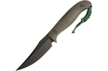 Image of Behring Technical Uplander Black Fixed Blade Knife, 8.125in, 3.75in, Coyote Tan, G10 Handle BEH261