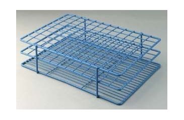 Image of Bel-Art Poxygrid 96-Place Test Tube Rack, SCIENCEWARE F187650001 Poxygrid Rack Test Tube Blue