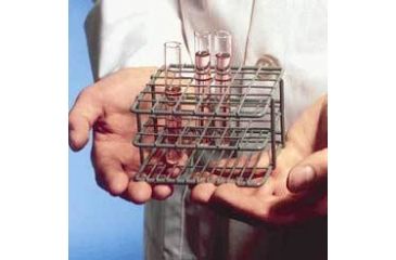 Image of Bel-Art Poxygrid Half-Size Test Tube Racks, SCIENCEWARE 187881300 Green