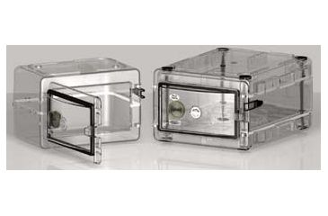 Image of Bel-Art Secador Mini Desiccator Cabinets, SCIENCEWARE 420751002 Cabinet With Gas Ports