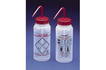 Image of Bel-Art Safety Wash Bottles, Low-Density Polyethylene, Wide Mouth 116462623 500 Ml (17 oz.) Capacity