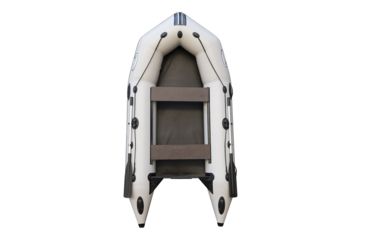Image of Beluga Boats 10 Feet Inflatable Boat, 3 Person, Light Gray C-10FFDGREY