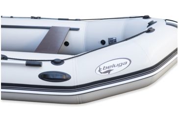 Image of Beluga Boats 11 Feet Inflatable Boat, 4 Person, Light Gray C-11FFDGREY