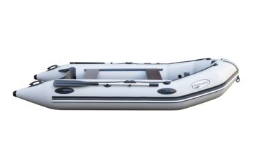 Image of Beluga Boats 11 Feet Inflatable Boat, 4 Person, Light Gray C-11FFDGREY