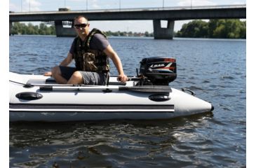 Image of Beluga Boats 11 Feet Inflatable Boat, 4 Person, Light Gray C-11FFDGREY