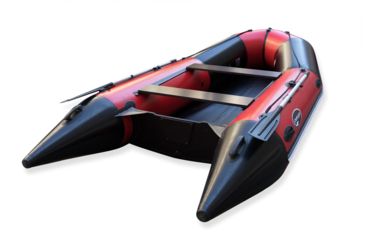 Image of Beluga Boats 12 Feet Inflatable Boat, 6 Person, Red/Black K-12RFDRED