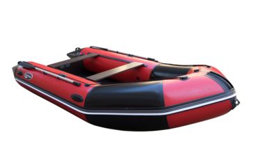 Image of Beluga Boats 13 Feet Inflatable Boat, 7 Person, Red/Black K-13RFDRED