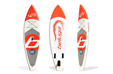 Image of Beluga Boats 9Ft 10In Wave Rider Stand Up Inflatable Paddle Board, Red BL910WR