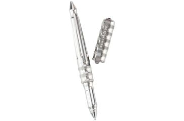 Image of Benchmade 1100 Series Tactical Pen, Stainless Steel Body, Stainless Grip, Black Ink 1100-4