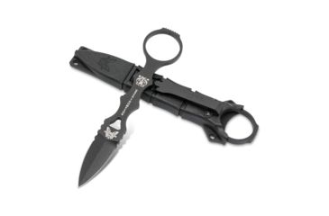 Image of Benchmade Mini SOCP Fixed Blade Knife, 2.22 in, 6.25 in, 440C, Black, 173BK