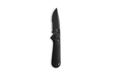 Image of Benchmade 430 Model Folding Knives, 3.55 in, CPM-D2 Steel, Combo Edge, Folding Blade, Black Grivory Handle, Black/Black, 8.29inch, 430SBK-02