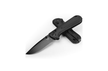 Image of Benchmade 430 Model Folding Knives, 3.55 in, CPM-D2 Steel, Folding Blade, Black Grivory Handle, Black/Black, 8.29inch, 430BK-02