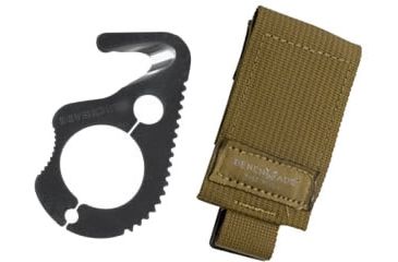 Image of Benchmade 5 Rescue Hook, Black Oxide Finish w/ Coyote Soft Sheath 5BLKWSN